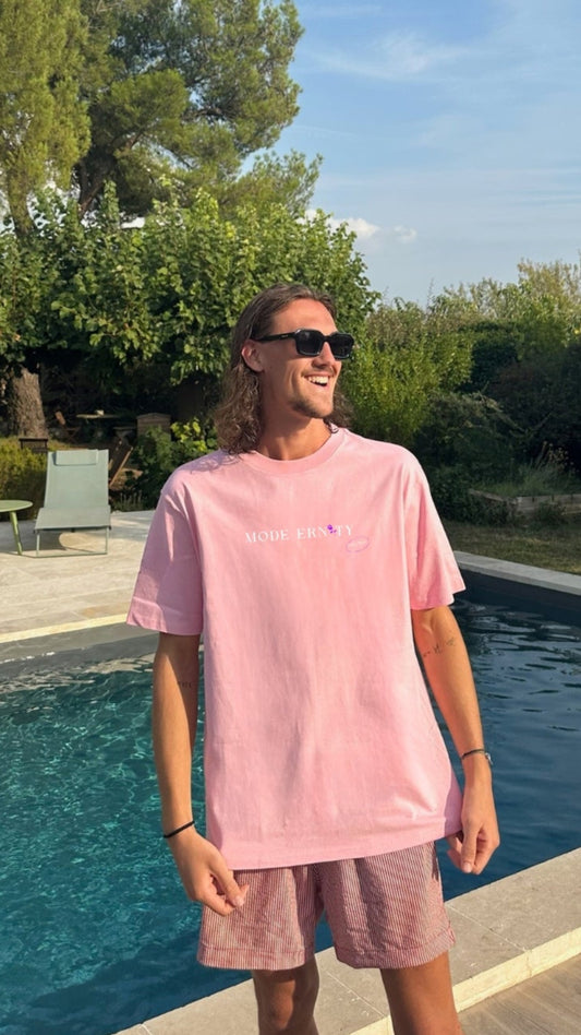 T-Shirt "Chapitre 4" rose