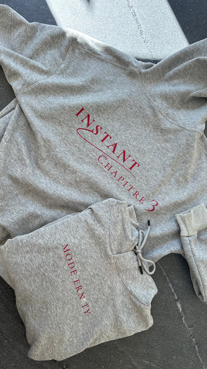 Sweat "Instant" gris